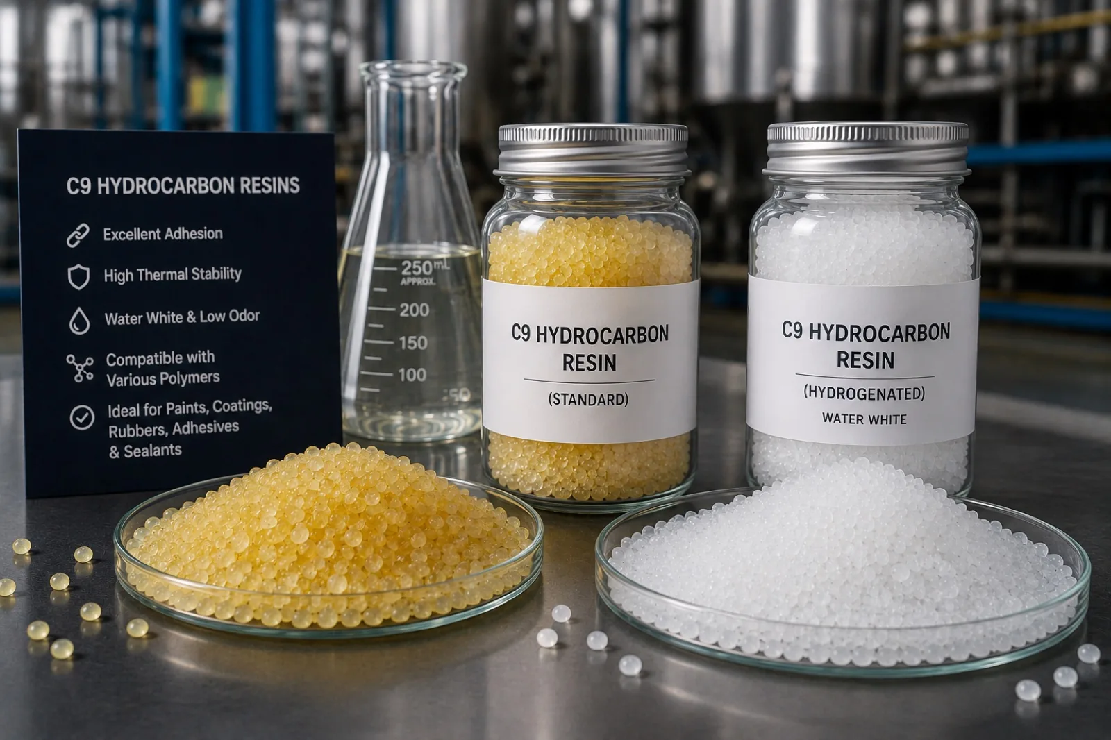 C9 Hydrocarbon & Hydrogenated Resins — A Guide for Paints, Rubber & Adhesives